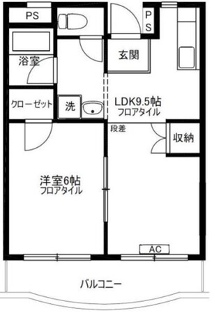 グリーンプラザ御園Ⅱの物件間取画像